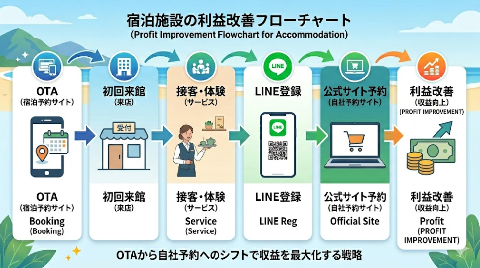 利益改善フローチャート