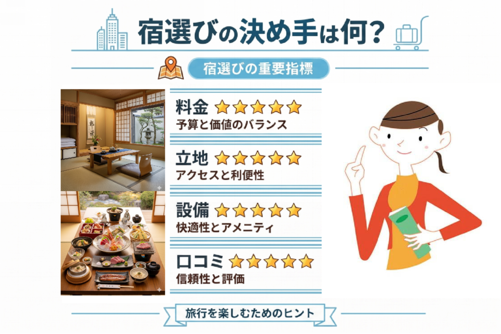 宿選びの決めて