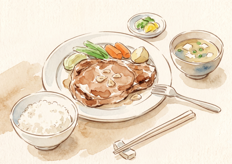 生姜焼きランチ