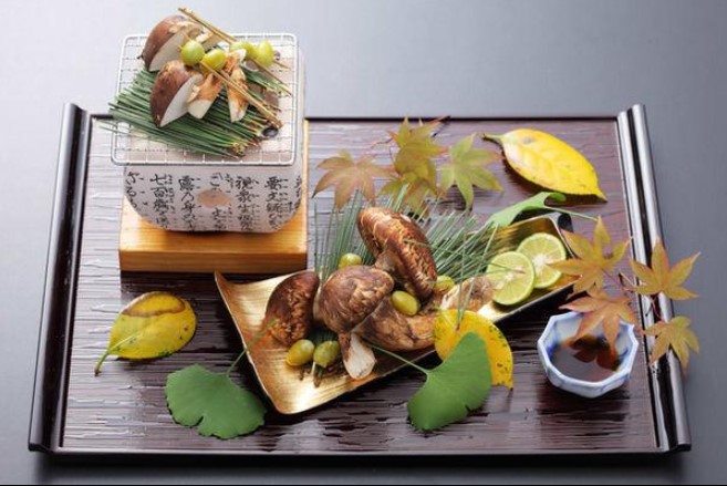 マツタケの料理