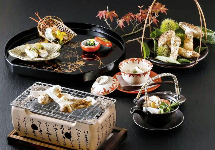 秋の味覚のレストラン