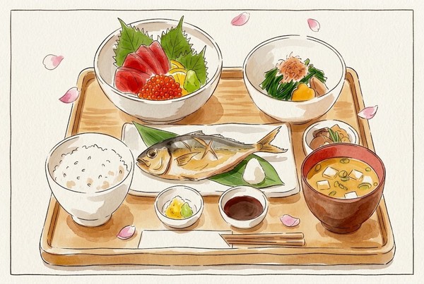地元の魚料理
