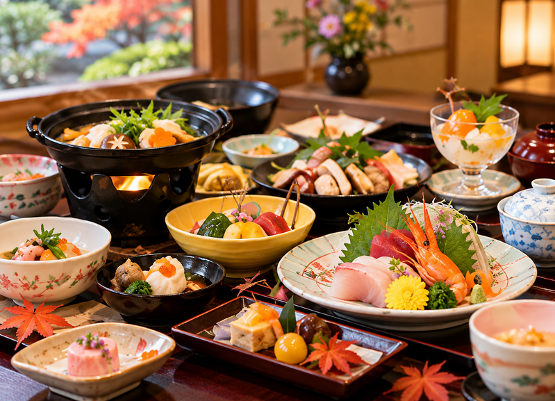 通常の会席料理