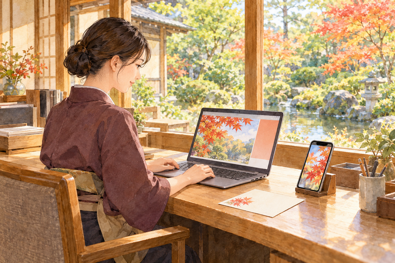 秋の紅葉案内